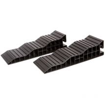 Froli Campingartikel Stützplatten 5324352 camper 3-steps Nivellierer, Schwarz, 2 stück