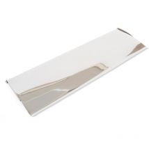 33053 - Grande coperchio in ghisa lettera piastra - cromo lucido - From The Anvil