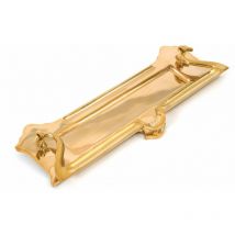 83544 - Copriferitoia per lettere in ottone lucido - From The Anvil