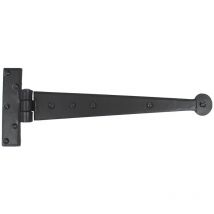 Black 12' Penny End t Hinge (pair) - From The Anvil