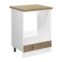 Vicco - Herdumbauschrank R-Line, Artisan-Eiche, 60 cm , ap Eiche