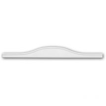 Profhome Decor - Fronton 154004 Profhome Encadrement de porte design intemporel classique blanc