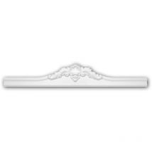 Profhome Decor - Fronton 154014 Profhome Encadrement de porte style Néo-Empire blanc