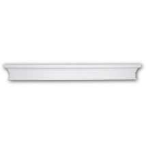 Profhome Decor - Fronton 163001 Profhome Encadrement de porte design intemporel classique blanc