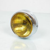 Frontscheinwerfer Für Moped Mbk 50 51 Chrom Ø140 Mm Gelbe Scheibe
