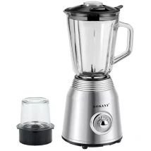 Royalty Line - frullatore elettrico 2 in 1 macina caffe tritatutto 500W mixer frutta 1.5L B0471
