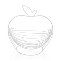 Frutero Versa blanco manzana acero (24,5 x 29,5 x 30 cm)