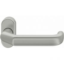 FSB - FH-Rahmentürdrücker 06 0662 Hochhaltefeder b Rosette oval Aluminium silber