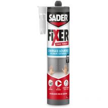 Fixer Sans Percer Charges Lourdes Cartouche 460g Sader