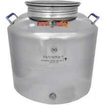 Sansone - Bidone Container Foho Stewless insensé pour huile 50lt Modèle Europa