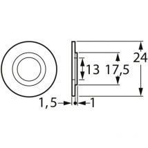 I12 1004609 Isolierscheibe (ø) 30 mm 1 St. - Ftcap