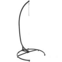 Hesperide - Ständer für Hängesessel panao Graphit - 105 x 105 x 210 cm - Epoxidbeschichteter Stahl - Hespéride