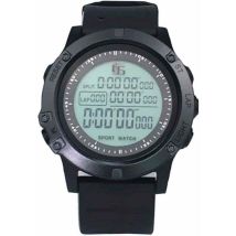 Fußball-schiedsrichteruhr Mit Timer, Nachtlicht, Countdown, Stoppuhr, Sportlehrerspiel, Großes Gesicht (schwarz)