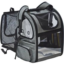 Sac à dos Extensible Animaux de compagnie 6kg Sac Transport Chiot Chat Filet Maille Voyage - Fudajo