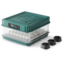 Vollautomatischer Flächenbrüter Für 48 Eier, Inkubator 80 W Mit Wendesystem, Brutautomat Mit Temperatursteuerung Und Feuchtigskeitsregulierung, 