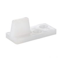 Guide planeur 214 plastique blanc portes en bois HELM (Par 10)