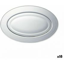 Fuente de cocina duralex lys ovalado 31 x 20 x 3 cm (18 unidades)