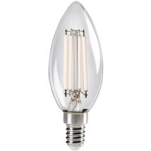 Kanlux - Bombilla led Flame E14 – 4,5W – Blanco caliente – vidrio transparente – 470lm