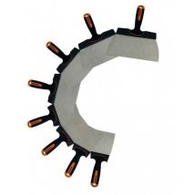 Putzmesser mit gewölbter Klinge Edma 200 mm - 265655