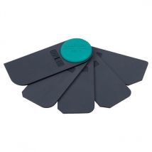 Wolfcraft - ensemble de cubes et lisseurs pour silicone et coulis /5 pcs.