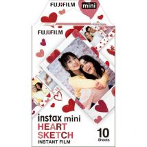 Fujifilm - Papel Fotográfico instax film mini heart sk