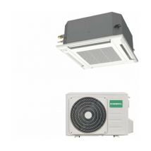 fujitsu general cassette air conditioner circular airflow inverter 24000 btu auxg24krlb-e avec control et panel