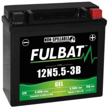 Fulbat - Batterie moto Gel 12N5.5-3B 12V 5.5Ah