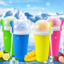 Fuleadture 4er-set 500-ml-smoothie-becher, Auslaufsicher, Doppelwandig, Ideal Für Smoothies – Mehrfarbig