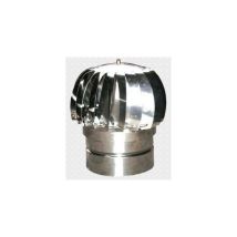 Fumaiolo eolico in acciaio inox AISI 304 e 430 – Diametro 250mm – Certificato CE