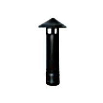 Fumaiolo Fisso per Stufa a Pellet Altezza 21 cm 8 cm colore Nero