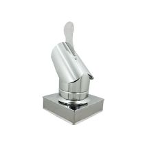 Fumaiolo gallo inox base quadra 52x52cm