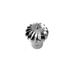 Comignolo eolico girevole fumaiolo base tonda acciaio inox ø 250 mm m