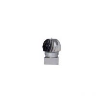 Cheminée tournante globo en acier inoxydable Carré cm, 35x35