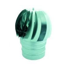 Fumaiolo Radiante In Lamiera Zincata Cm 20 Con Cuscinetto a Bagno D'Olio