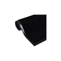 Fußmatte Eingangsmatte 80 x 120 cm – Glatt – Schwarz