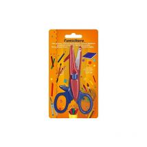 Fun ciseaux dentelés rouge/bleu 135 mm Kleiber 92113