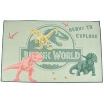 Fun House 713504 Jurassic World Dinosaure - Alfombra Infantil (120 x 80 cm)