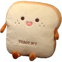 Fun toast Travel pillow warm hands nap pillow cute fluffy bread Grievance
