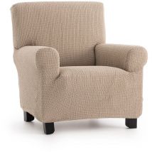 Housse multi-élastique en lin de Bali pour sofa 1 place Belmarti