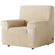 Bali Sofa Stretch Abdeckung Einzel 70-110 x 40-65 x 80-110 cm elfenbein - Belmarti