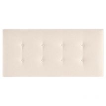 Cabezal de cama Etna tapizado en tela Cama de 150 - Crudo-Etna-(21)