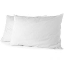 Home Linge Passion - Funda de almohada blanco 50 x 70 cm (2 unidades)