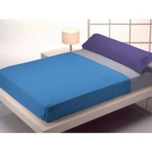 Cañete - Funda de almohada lisa multicolor de 160 cm - Naranja caqui