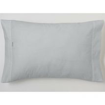 Estelia - Funda de almohada liso bies 200 de EsTela 105 cm - Gris Perla