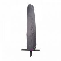 Funda de parasol excéntrico 230 cm gris