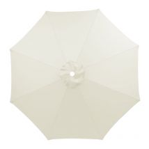 Freosen - Funda de Repuesto 3m para Sombrilla 8 Ballenas Impermeable, Anti-UV, Tela de Repuesto, Lavable, Transpirable, Crema