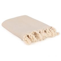 Wellhome - Funda de sofá-plaid 130x170 Beige