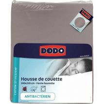 Funda nórdica dodo antibacteriana taupé 240 x 220 cm
