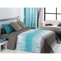 Cañete - Funda nórdica loica de Naranja - 150 cm