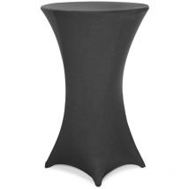 Funda elástica para mesa alta de pie bistro ø 60-65 70-75 80-85 cm altura 120cm color a escoger Ø70 cm / antracita - Deuba